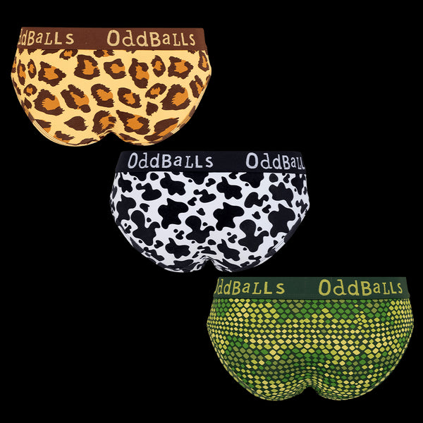 Jungle Bundle - Ladies Briefs 3 Pack Bundle