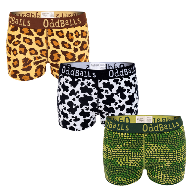 Jungle Bundle - Ladies Boxer Shorts 3 Pack Bundle