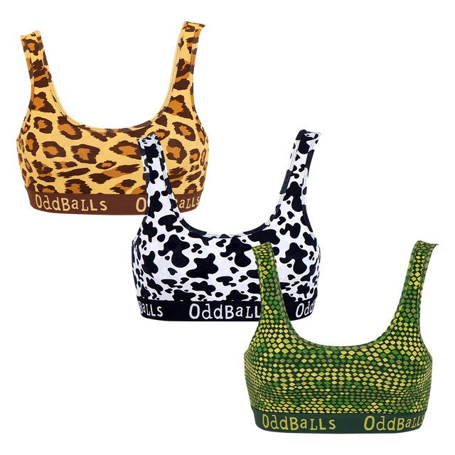 Jungle Bundle - Ladies Bralette 3 Pack Bundle