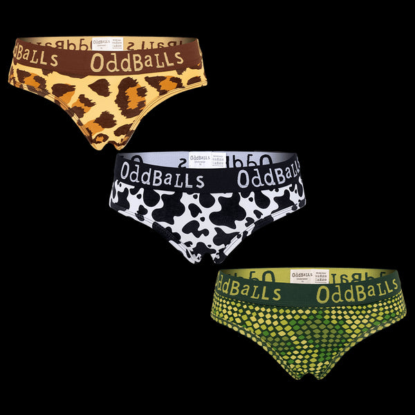 Jungle Bundle - Ladies Briefs 3 Pack Bundle