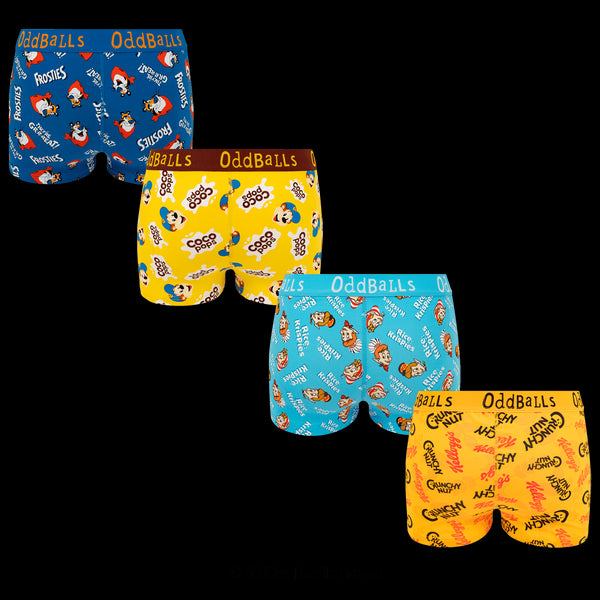 Kelloggs Variety Pack - Ladies Boxer Shorts 4 Pack