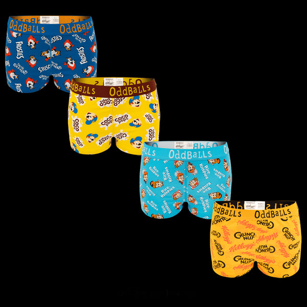 Kelloggs Variety Pack - Ladies Boxer Shorts 4 Pack