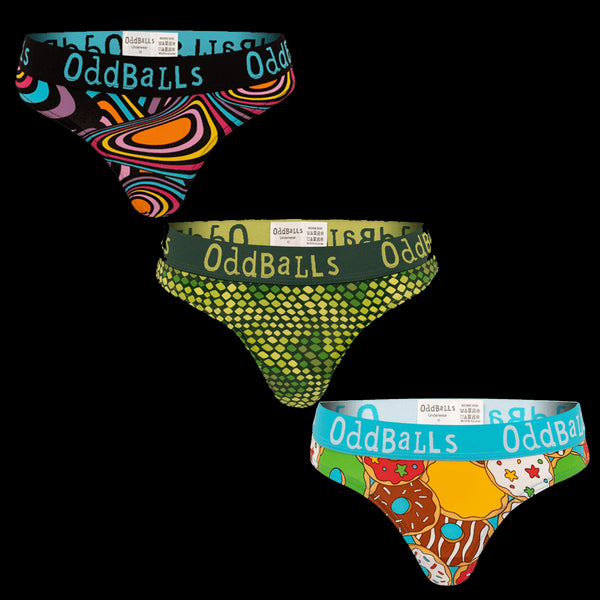 The Fresh Bundle - Ladies Thong 3 Pack Bundle