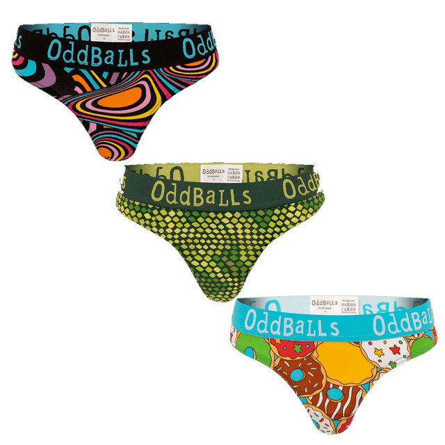 The Fresh Bundle - Ladies Thong 3 Pack Bundle