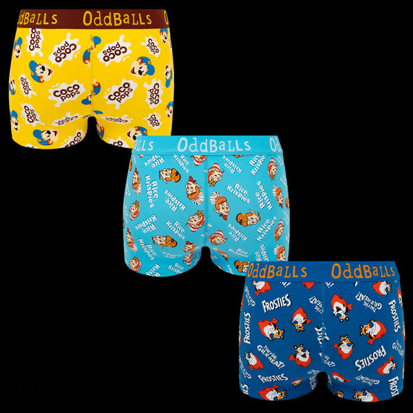 Kelloggs Variety Pack - Ladies Boxer Shorts 3 Pack