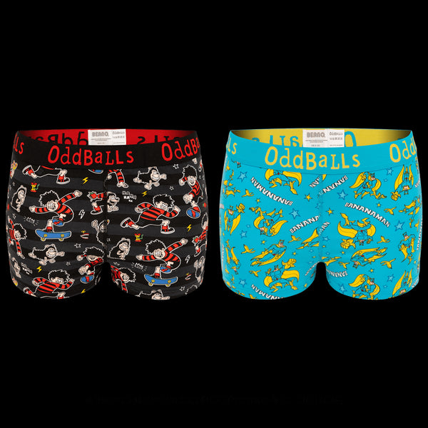 Beano Bundle - Ladies Boxer Shorts 2 Pack Bundle