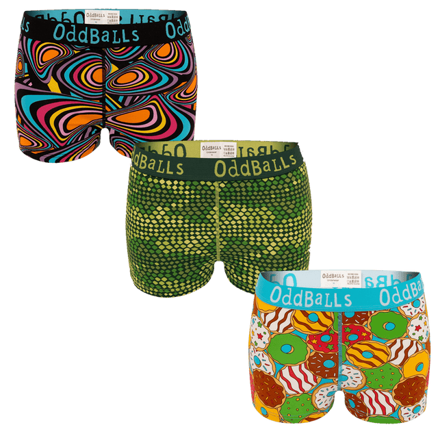 The Fresh Bundle - Ladies Boxer Shorts 3 Pack Bundle