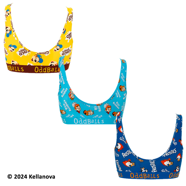 Kelloggs Variety - Ladies Bralette 3 Pack Bundle