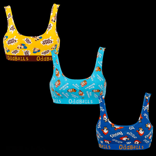 Kelloggs Variety - Ladies Bralette 3 Pack Bundle