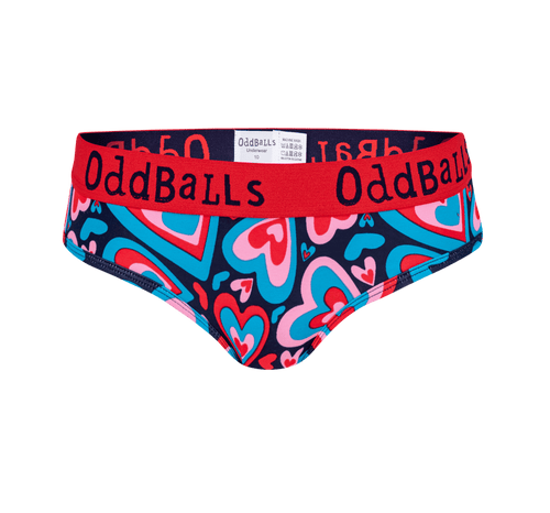 Love Hearts - Ladies Briefs