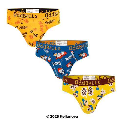 Kelloggs Variety  Pack - Mens Briefs 3 Pack