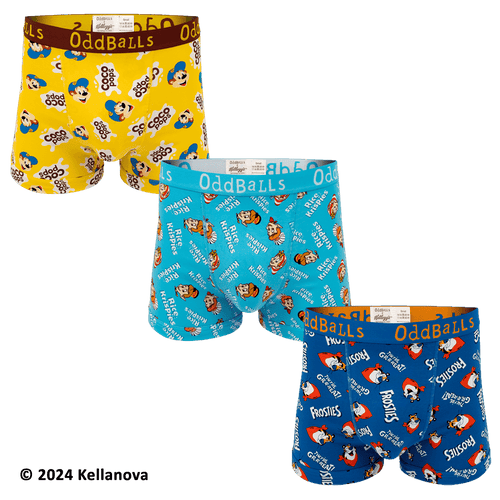 Kelloggs Variety Pack - Mens Boxer Shorts 3 Pack