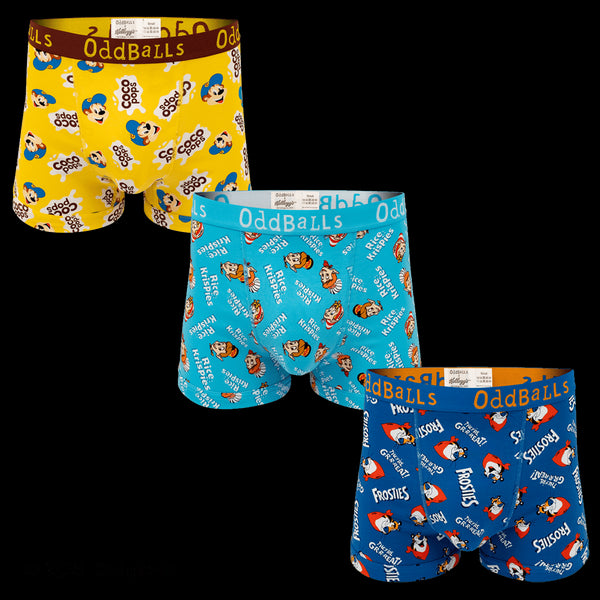 Kelloggs Variety Pack - Mens Boxer Shorts 3 Pack