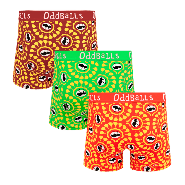 Pringles - Mens Boxer Shorts 3 Pack Bundle