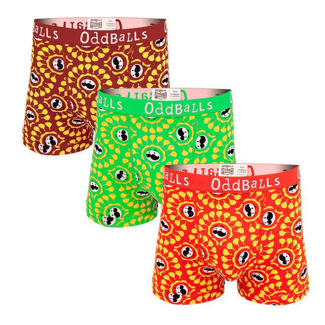 Pringles - Mens Boxer Shorts 3 Pack Bundle
