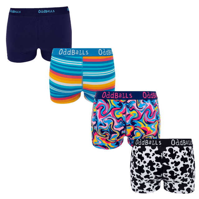 Skyline Bundle - Ladies Boxer Shorts 4 Pack Bundle