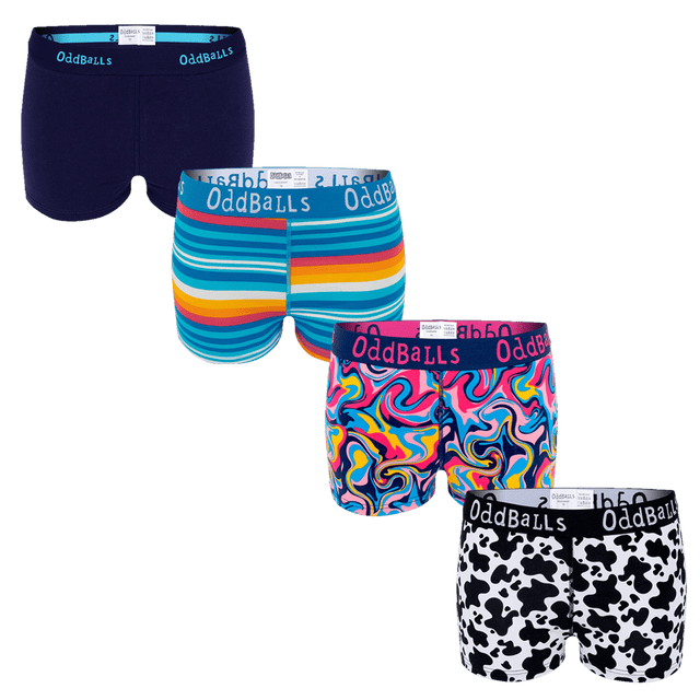 Skyline Bundle - Ladies Boxer Shorts 4 Pack Bundle