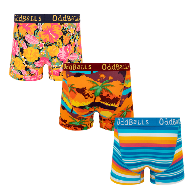 Sunshine Bundle - Mens Boxer Shorts 3 Pack Bundle