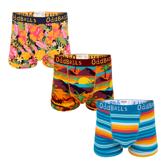 Sunshine Bundle - Mens Boxer Briefs 3 Pack Bundle