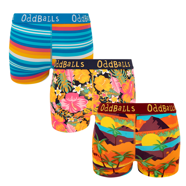 Sunshine Bundle - Ladies Boxer Briefs 3 Pack Bundle