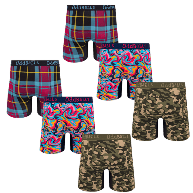 Timeless Bundle - Mens Bamboo Boxer Shorts 6 Pack