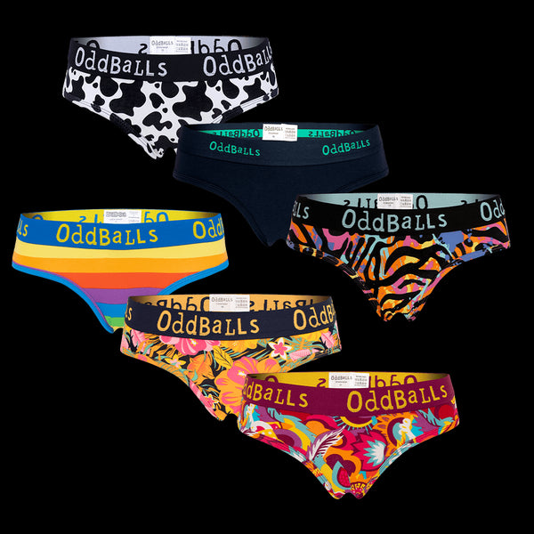 Vibrant Bundle - Ladies Briefs 6 Pack Bundle