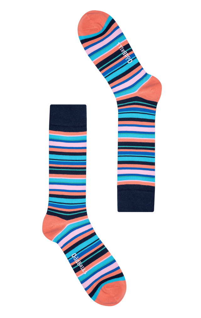 Coral Lines - Socks Size 1-2