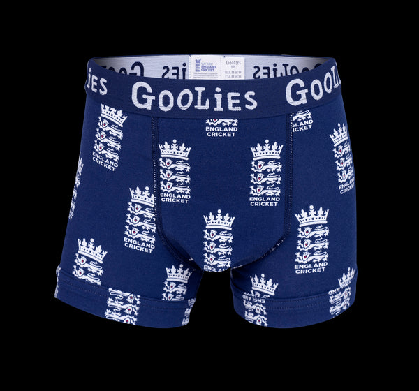 England Cricket BLUE - Kids Boxer Shorts - Goolies