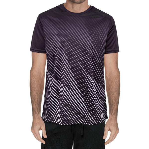 Zig Zag - Black / Grey - Flex Fit - Mens Training T-Shirt