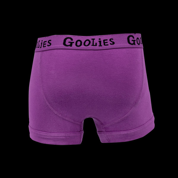 Purple & Black - Kids Boxer Shorts - Goolies