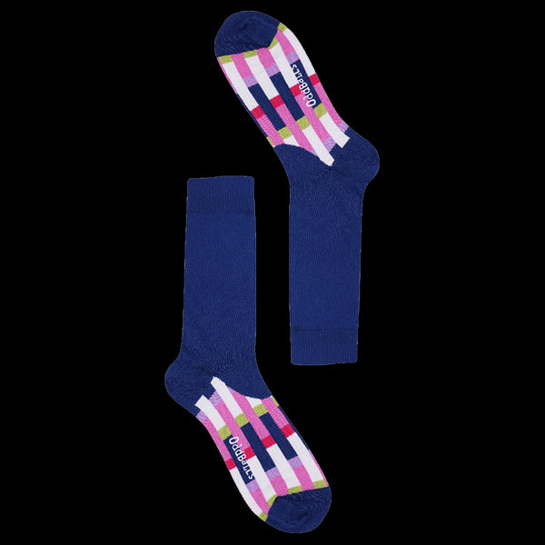 Hidden Navy Towers - Socks