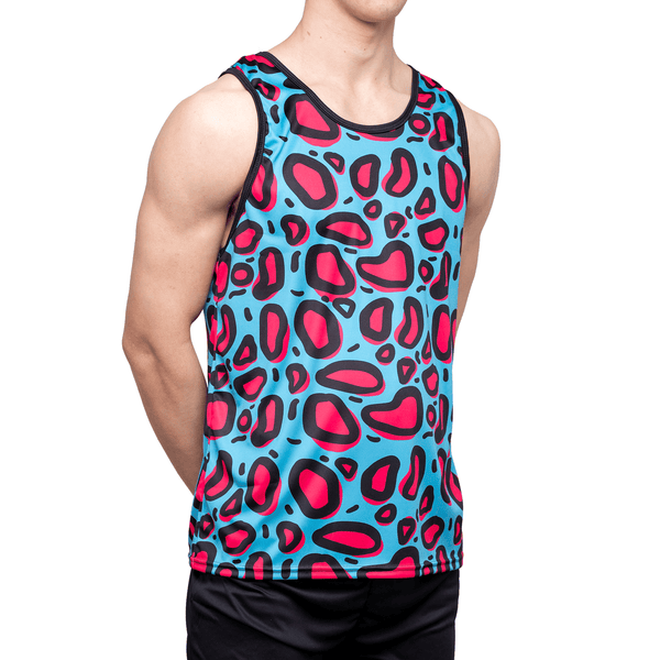 VBXOAE Men's 3D Printed Sports and Leisure Vest Sleeveless Pullover Slim  Fit Vest 