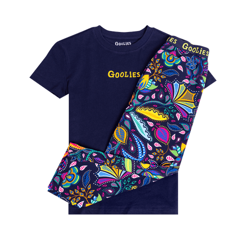 Goolies (Kids) Long Pyjamas - Magic Garden - Long & T-Shirt