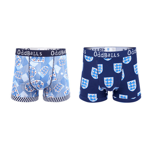 England FA Classic Bundle – 2er-Pack Boxershorts für Herren