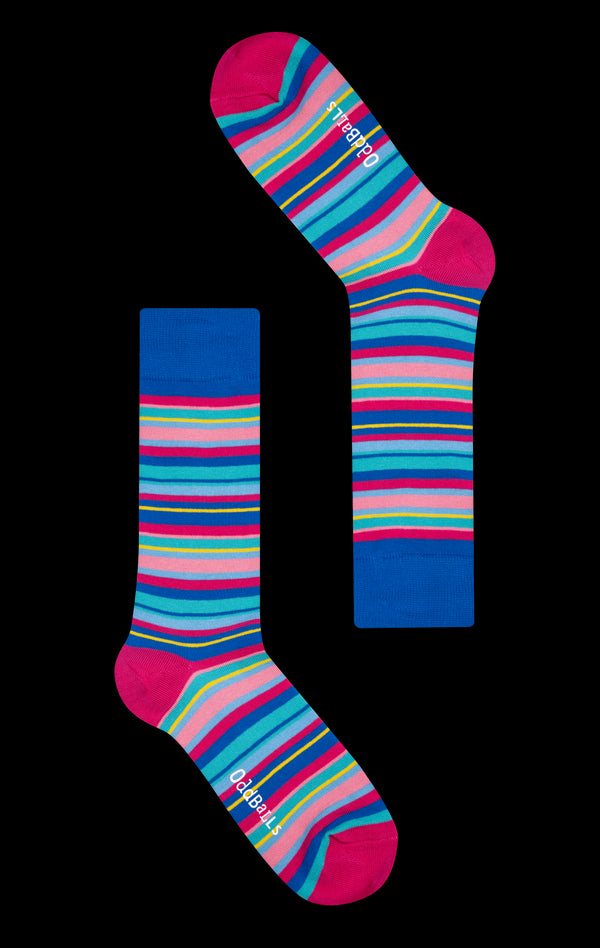 Pink Lines - Socken