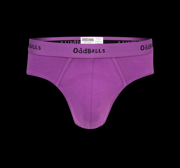 Purple & Black - Mens Briefs