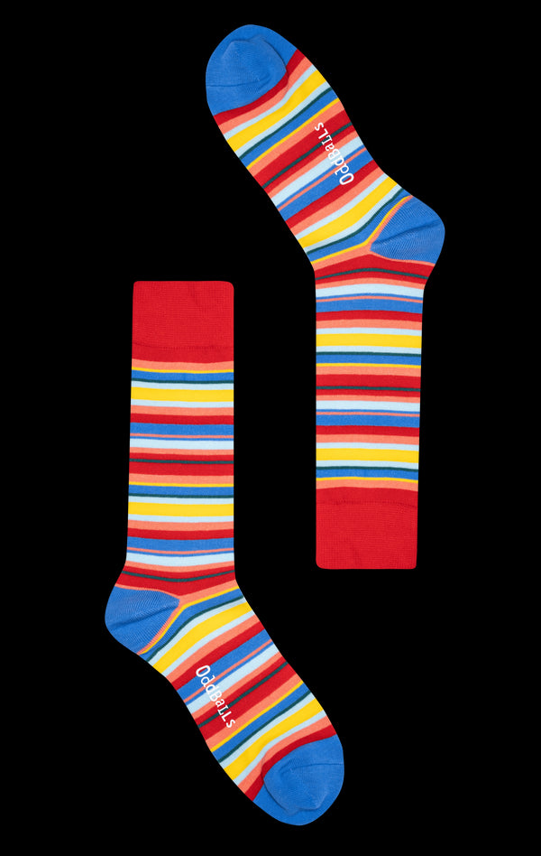 Red Lines - Socks