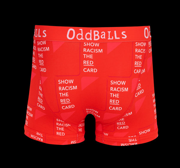 Show Racism The Red Card - Mens Boxer Shorts