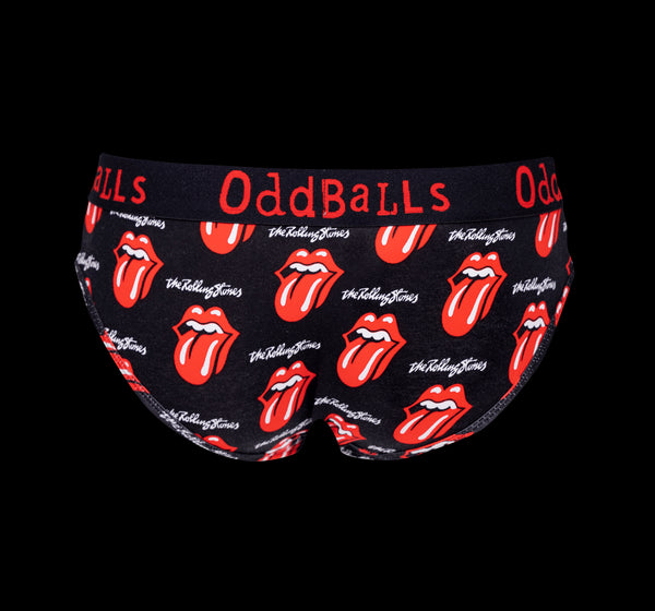 The Rolling Stones - Black - Ladies Briefs