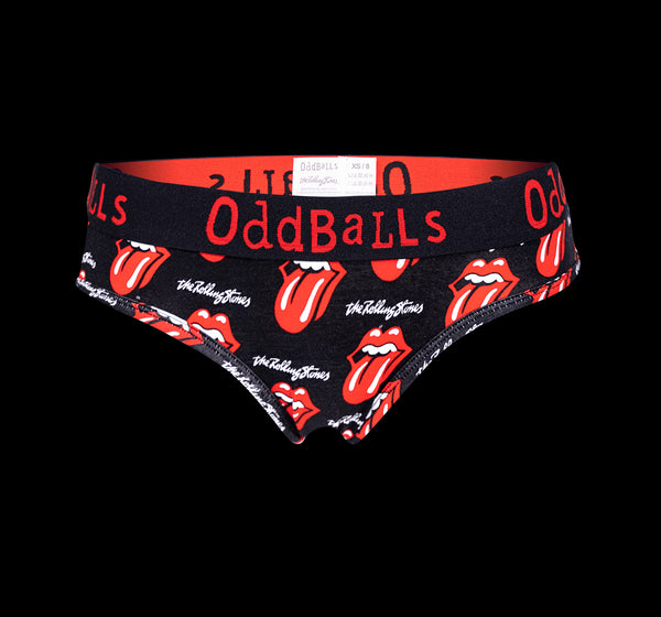 The Rolling Stones - Black - Ladies Briefs