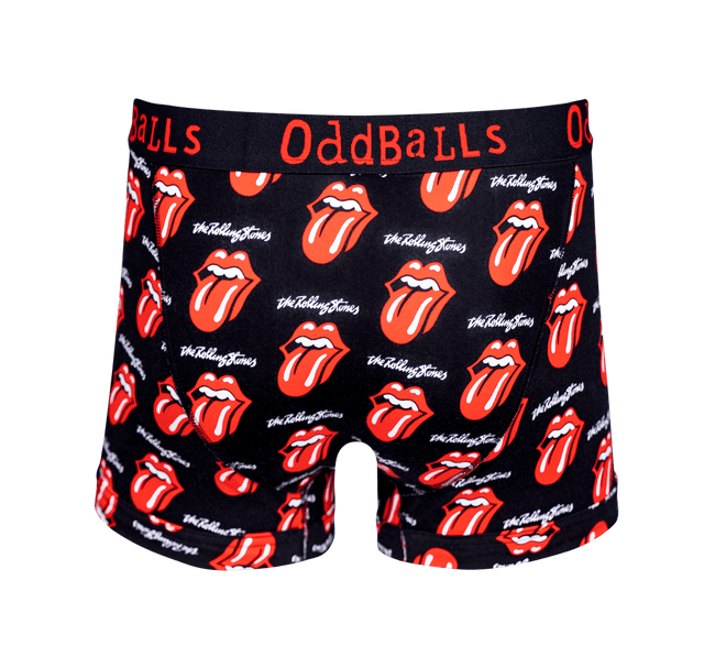 The Rolling Stones - Black - Mens Boxer Briefs