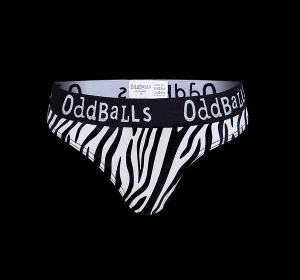 Zebra Crossing - Ladies Thong